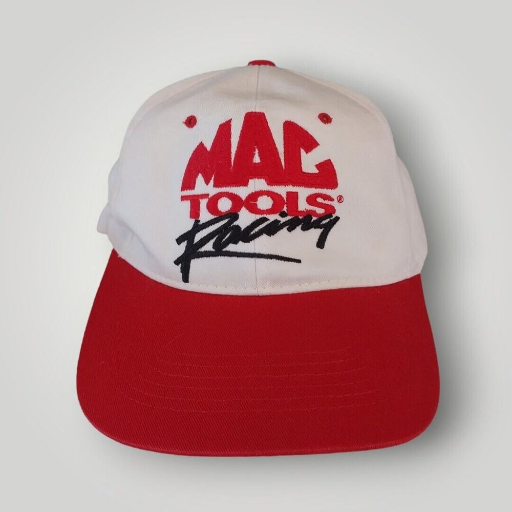 Mac Tools Racing Two-Tone Red and White Baseball Cap